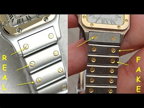 spot fake cartier watch|authentic cartier watch.